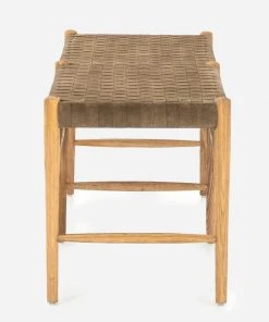 Lulu And Georgia Tess Leather Bench Furniture