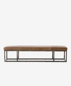 Lulu And Georgia Kabina Leather Bench Furniture