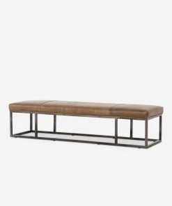 Lulu And Georgia Kabina Leather Bench Furniture