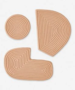 Lulu And Georgia Lemieux Et Cie Cachan Wall Décor, Set Of 3 Sculptural