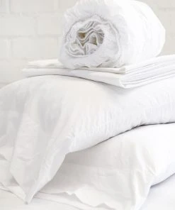 Lulu And Georgia Artful Proportions Collection Pom Pom At Home Cotton Percale Sheet Set