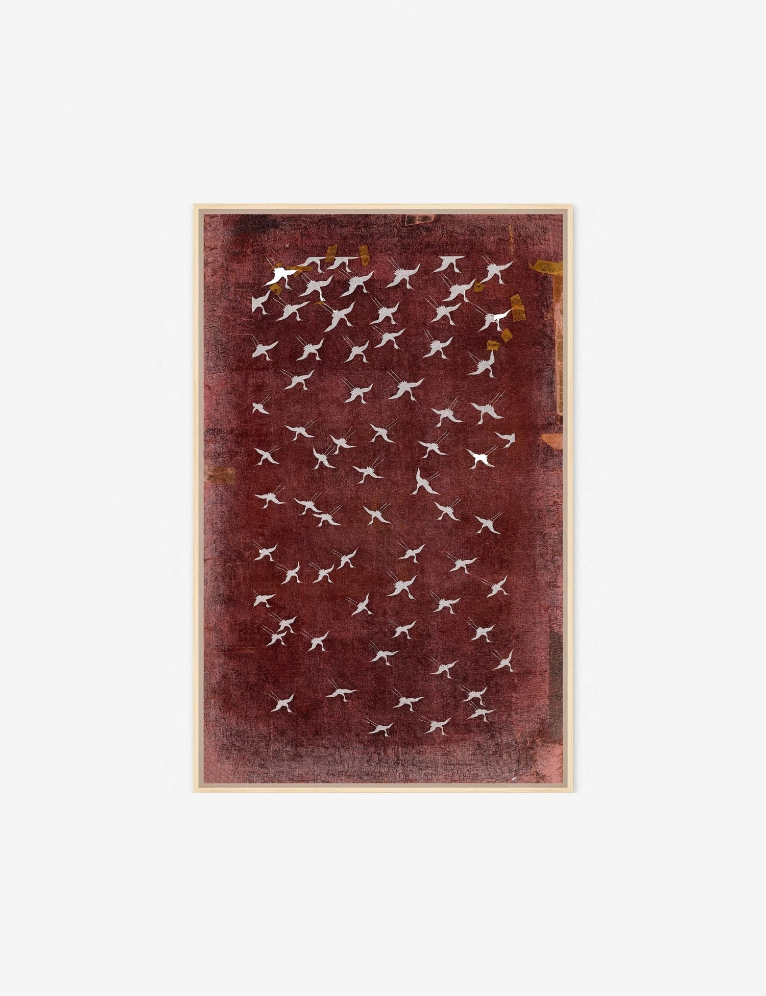 crane_stencil_2_web.jpg Lulu And Georgia 'Crane Stencil 2' Wall Art By ZBC House