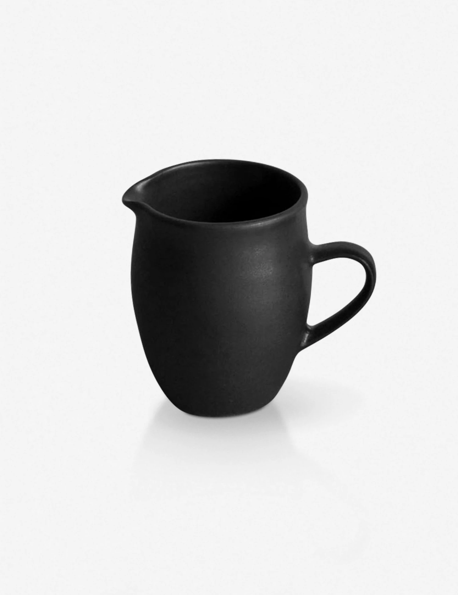 creamer_satinblack_2.jpg Lulu And Georgia Kitchen + Dining Sheldon Ceramics Farmhouse Creamer