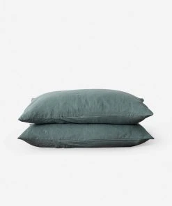 Lulu And Georgia Muted Pastels Cultiver Linen Bedding, Pillowcase (Set Of 2)