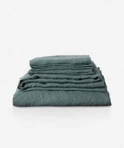 Lulu And Georgia Artful Proportions Collection Cultiver Linen Bedding, Sheet Set