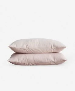 Lulu And Georgia Muted Pastels Cultiver Linen Bedding, Pillowcase (Set Of 2)