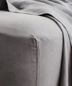 Lulu And Georgia Élan Byrd Collection Cultiver Linen Bedding, Fitted Sheet