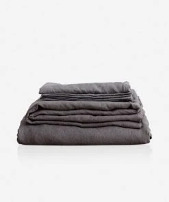 Lulu And Georgia Artful Proportions Collection Cultiver Linen Bedding, Sheet Set