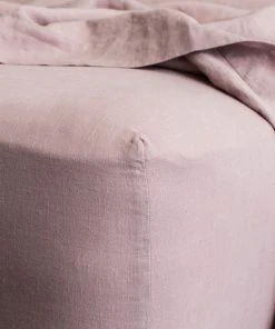 Lulu And Georgia Élan Byrd Collection Cultiver Linen Bedding, Fitted Sheet