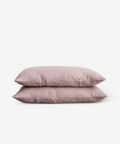 Lulu And Georgia Muted Pastels Cultiver Linen Bedding, Pillowcase (Set Of 2)