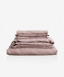 Lulu And Georgia Artful Proportions Collection Cultiver Linen Bedding, Sheet Set