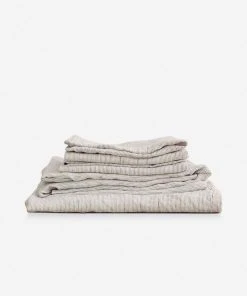 Lulu And Georgia Artful Proportions Collection Cultiver Linen Bedding, Sheet Set