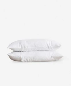 Lulu And Georgia Muted Pastels Cultiver Linen Bedding, Pillowcase (Set Of 2)