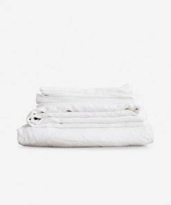 Lulu And Georgia Artful Proportions Collection Cultiver Linen Bedding, Sheet Set