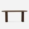 Lulu And Georgia Mattea Oval Dining Table Curved + Rounded
