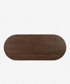 Lulu And Georgia Mattea Oval Dining Table Curved + Rounded