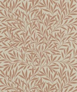 Lulu And Georgia Morris & Co. Willow Wallpaper, Russet Swatch
