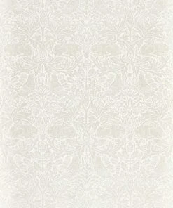 Lulu And Georgia Morris & Co. Pure Brer Rabbit Wallpaper, White Clover Swatch