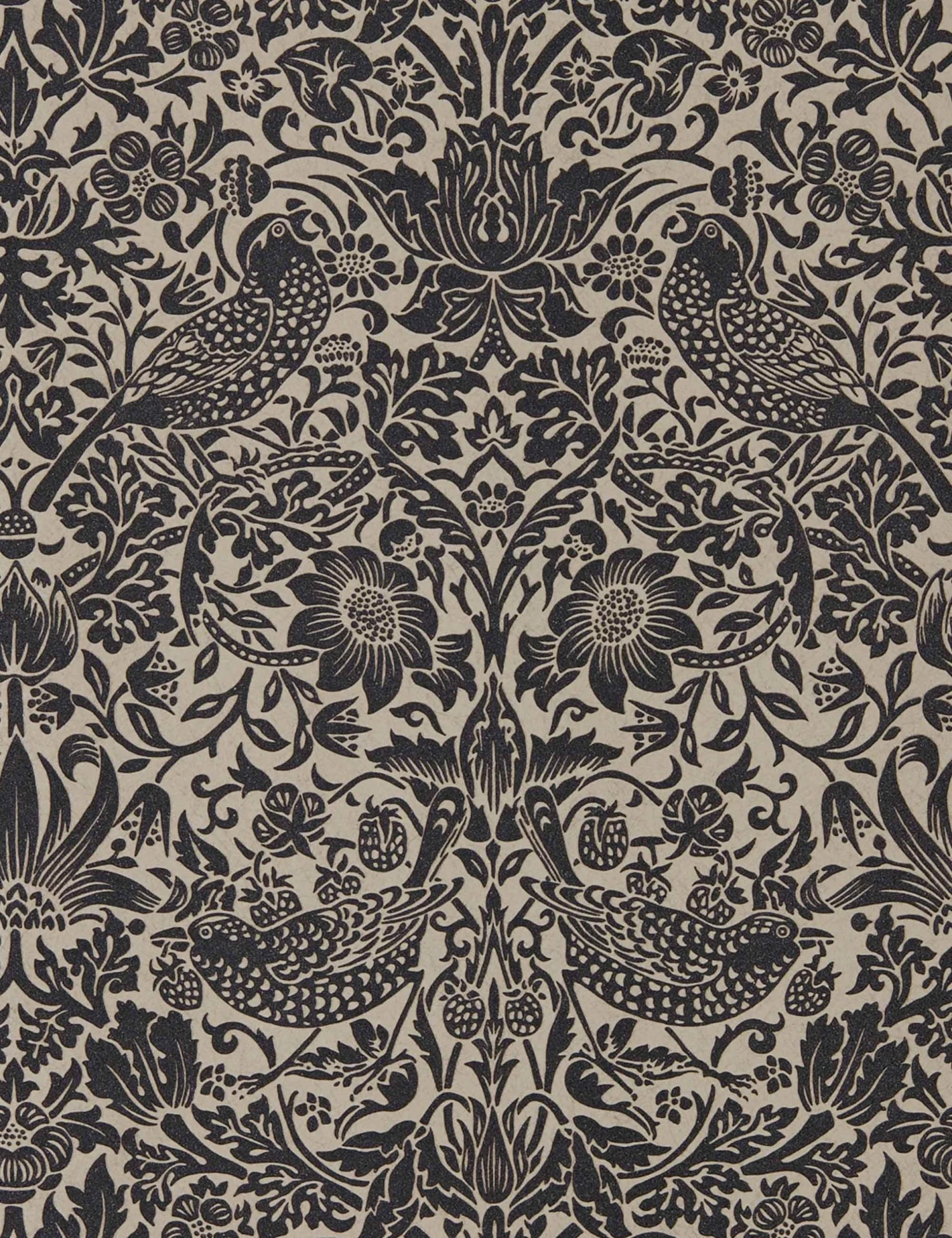 dmpu216018.jpg Lulu And Georgia Walls Morris & Co. Pure Strawberry Thief Wallpaper