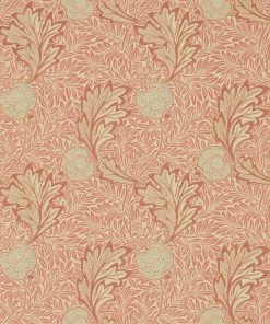 Lulu And Georgia Morris & Co. Apple Wallpaper, Rust Gold Swatch
