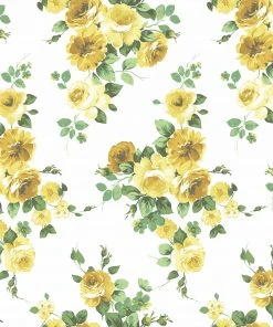 Lulu And Georgia Dolly Wallpaper, Yellow