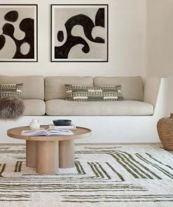 Lulu And Georgia Artful Proportions Collection Stonewalk Pillow By Élan Byrd