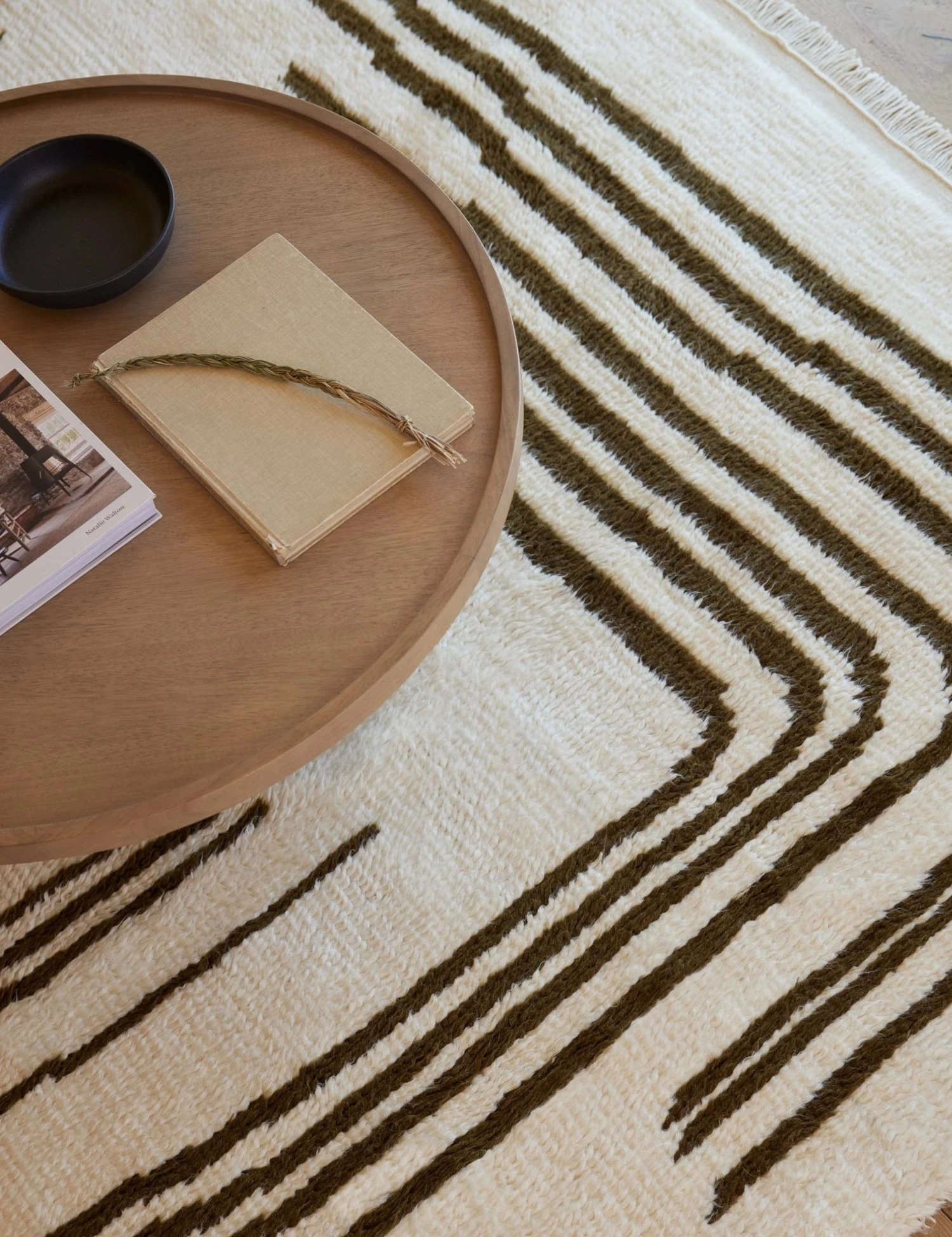 earth_maze_living_room_5032-site_crop.jpg Lulu And Georgia Earth Maze Moroccan Shag Rug By Élan Byrd Élan Byrd Collection