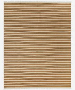 Lulu And Georgia Elane Stripe Rug Earth Tones