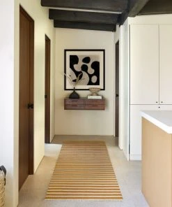 Lulu And Georgia Elane Stripe Rug Earth Tones