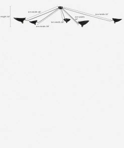 Lulu And Georgia Erissa Chandelier Sculptural