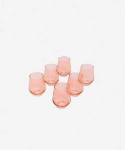 Lulu And Georgia Estelle Stemless Wine Glass, (Set Of 6)