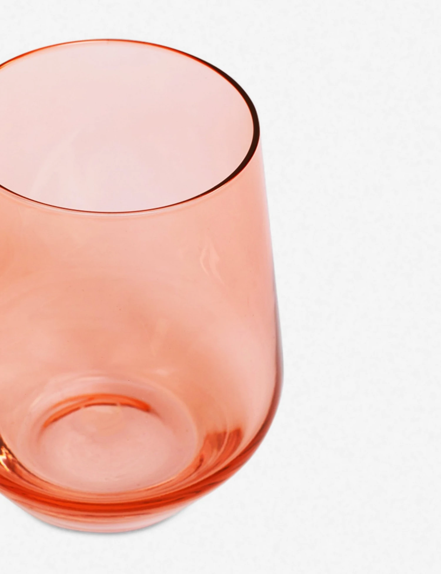 estelle_stemware_pink_302.jpg Lulu And Georgia Estelle Stemless Wine Glass, (Set Of 6)
