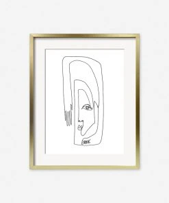 Lulu And Georgia Face + Hand' Print By Damienne Merlina Walls