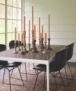 Lulu And Georgia Fancy Taper Candles 10in Set Of 2 Décor