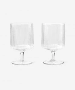 Lulu And Georgia Rian Ripple Wine Glass (Set Of 2)