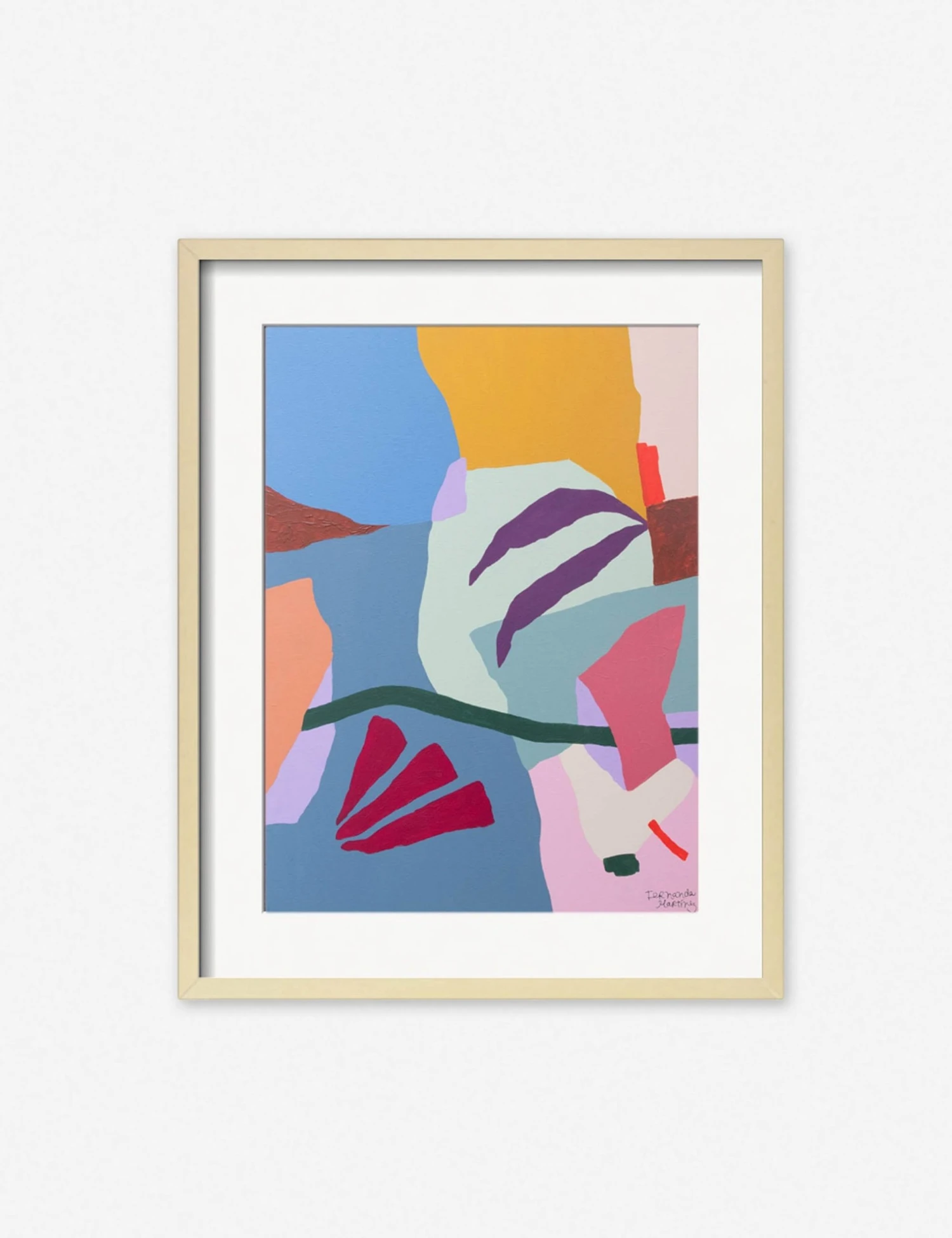 fernanda_tres_natural.jpg Lulu And Georgia 'Tres' Print By Fernanda Martinez Walls