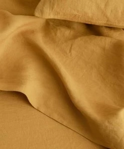 Lulu And Georgia Malene Barnett Kindred Collection Cultiver Linen Bedding, Flat Sheet