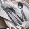 Lulu And Georgia Woodstock 5-Piece Flatware Set, Stainless Steel By Farmhouse Pottery