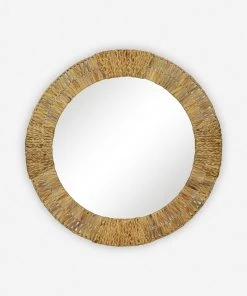 Lulu And Georgia Malene Barnett Kindred Collection Paquita Round Mirror