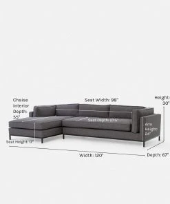 Lulu And Georgia Fritzie Sectional Sofa