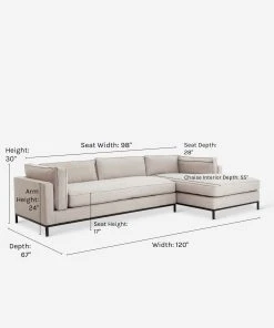 Lulu And Georgia Fritzie Sectional Sofa