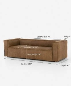 Lulu And Georgia Graham Leather Sofa