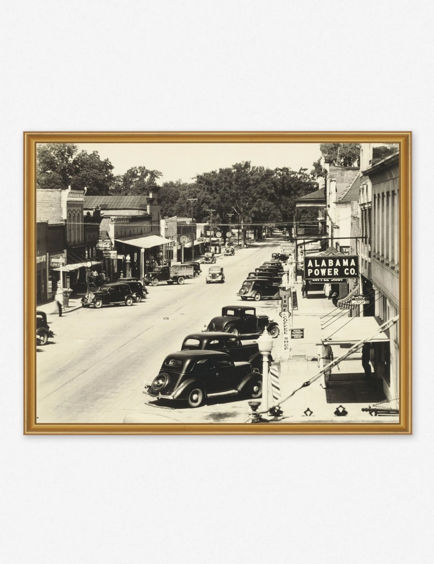 greensboro_alabama_gold_frame.jpg Lulu And Georgia 'Greensboro, Alabama' Wall Art By Walker Evans, Original Work Held By The J. Paul Getty Museum