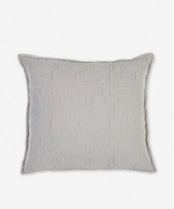 Lulu And Georgia Earth Tones Pom Pom At Home Harbour Matelassé Euro Sham