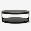 Lulu And Georgia Leigha Oval Coffee Table Curved + Rounded