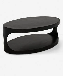 Lulu And Georgia Leigha Oval Coffee Table Curved + Rounded