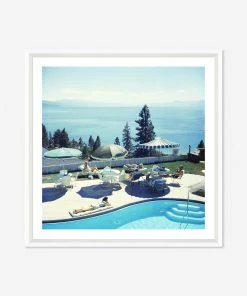 Lulu And Georgia Slim Aarons By Getty Images Gallery 'Pool At Lake Tahoe' - Photography Print Walls