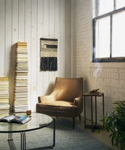 Lulu And Georgia Ilona Leather Accent Chair