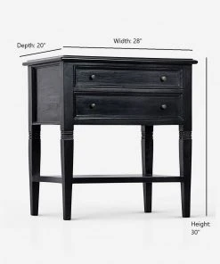 Lulu And Georgia Luna 2 Drawer Nightstand Furniture