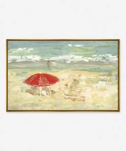 Lulu And Georgia 'Beach Umbrella, Parivolia' Print Walls